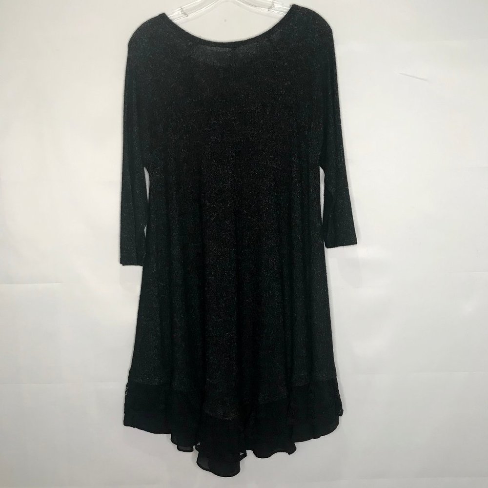 ING Woman’s Dress sz Lg Satin & Lace Soft Flowy